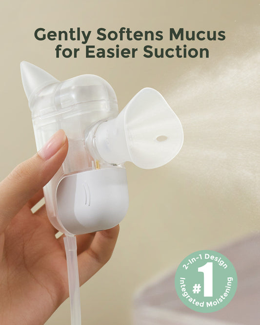 Momcozy BreezyClear Pro™ 2-in-1 Spray & Suction Electric Nasal Aspirator