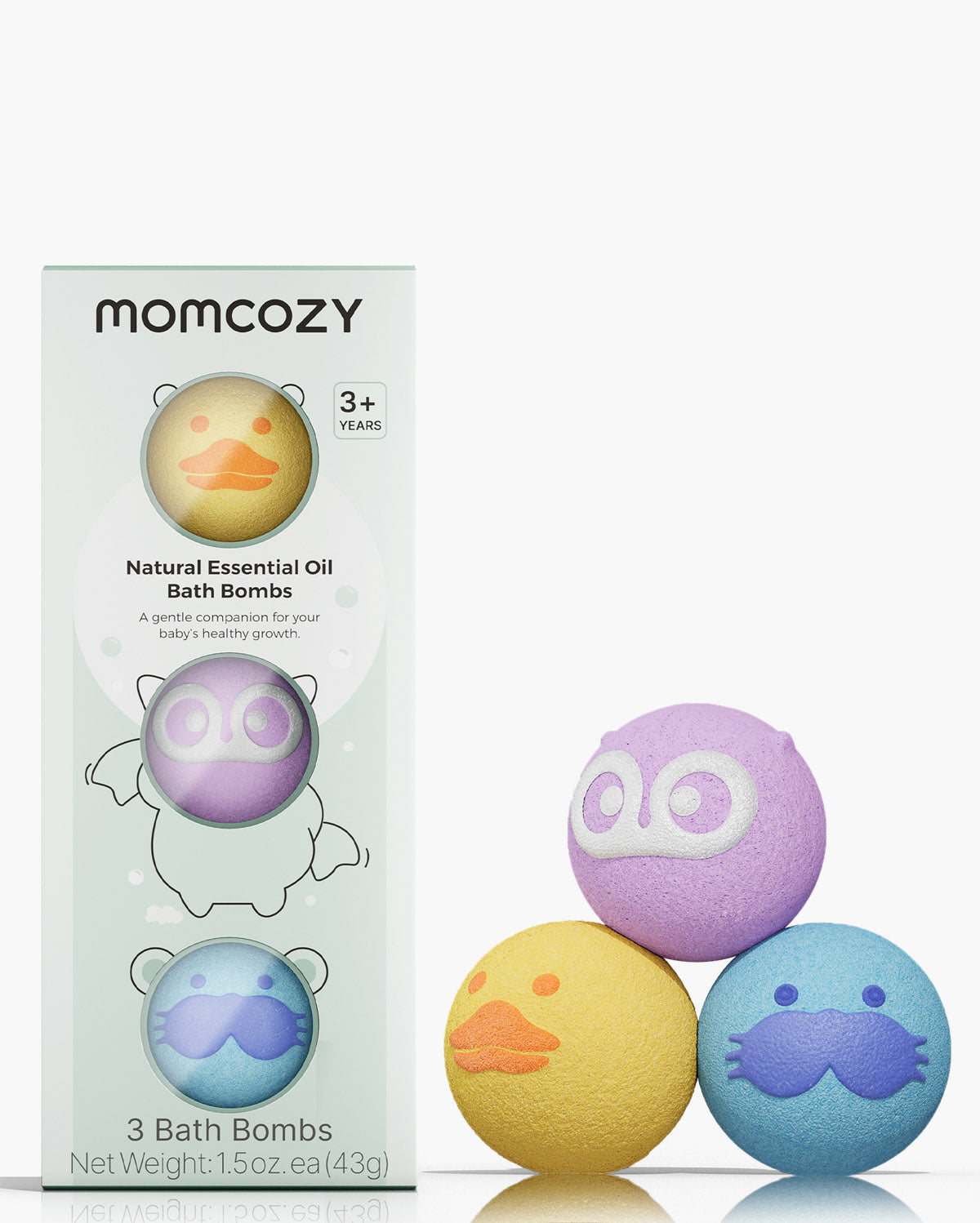 Momcozy Natural Essential Oil Bath Bombs (3 Pcs)