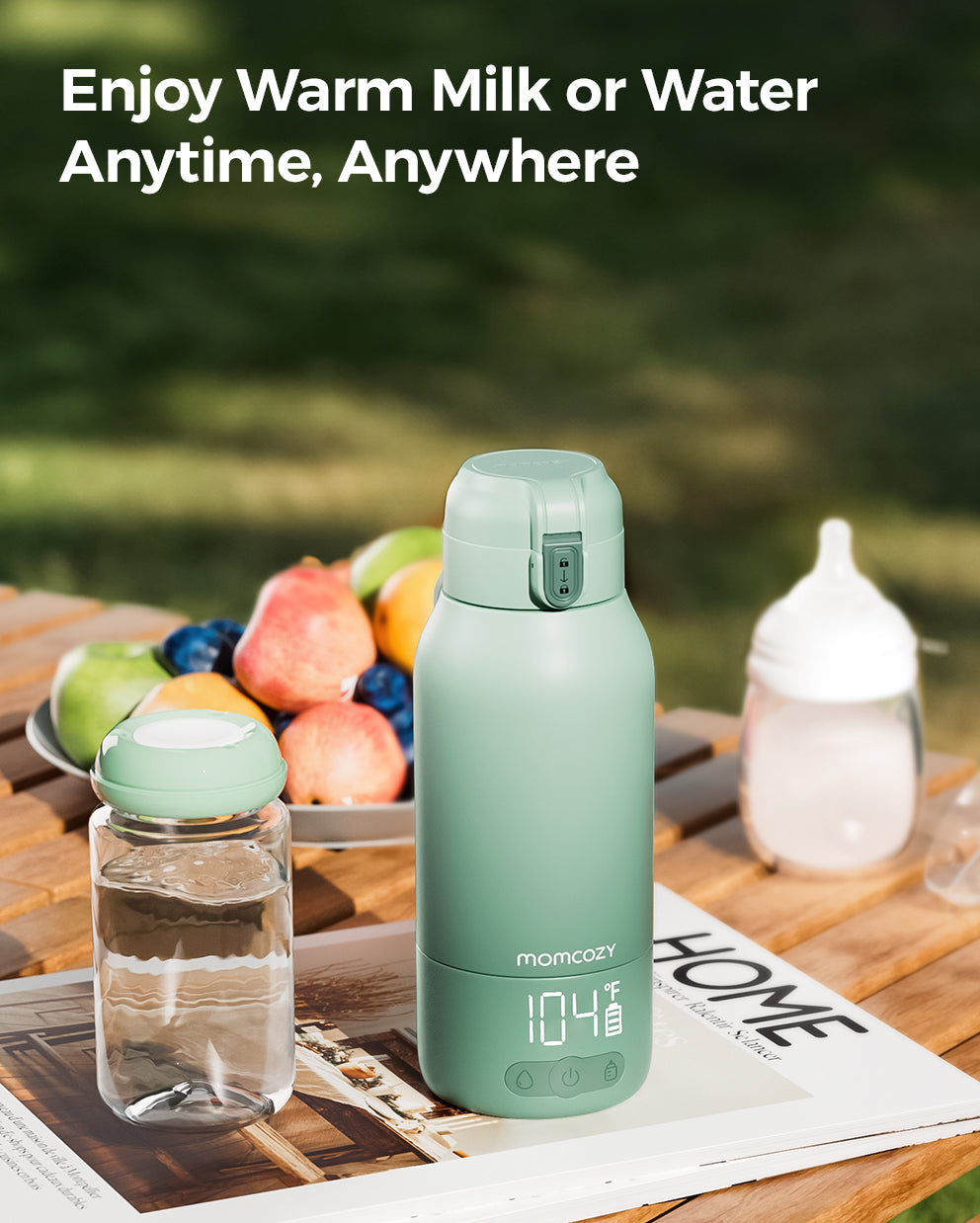 On-the-Go Bundle: Portable Baby Bottle Warmer + 22oz Baby Bottle Cooler