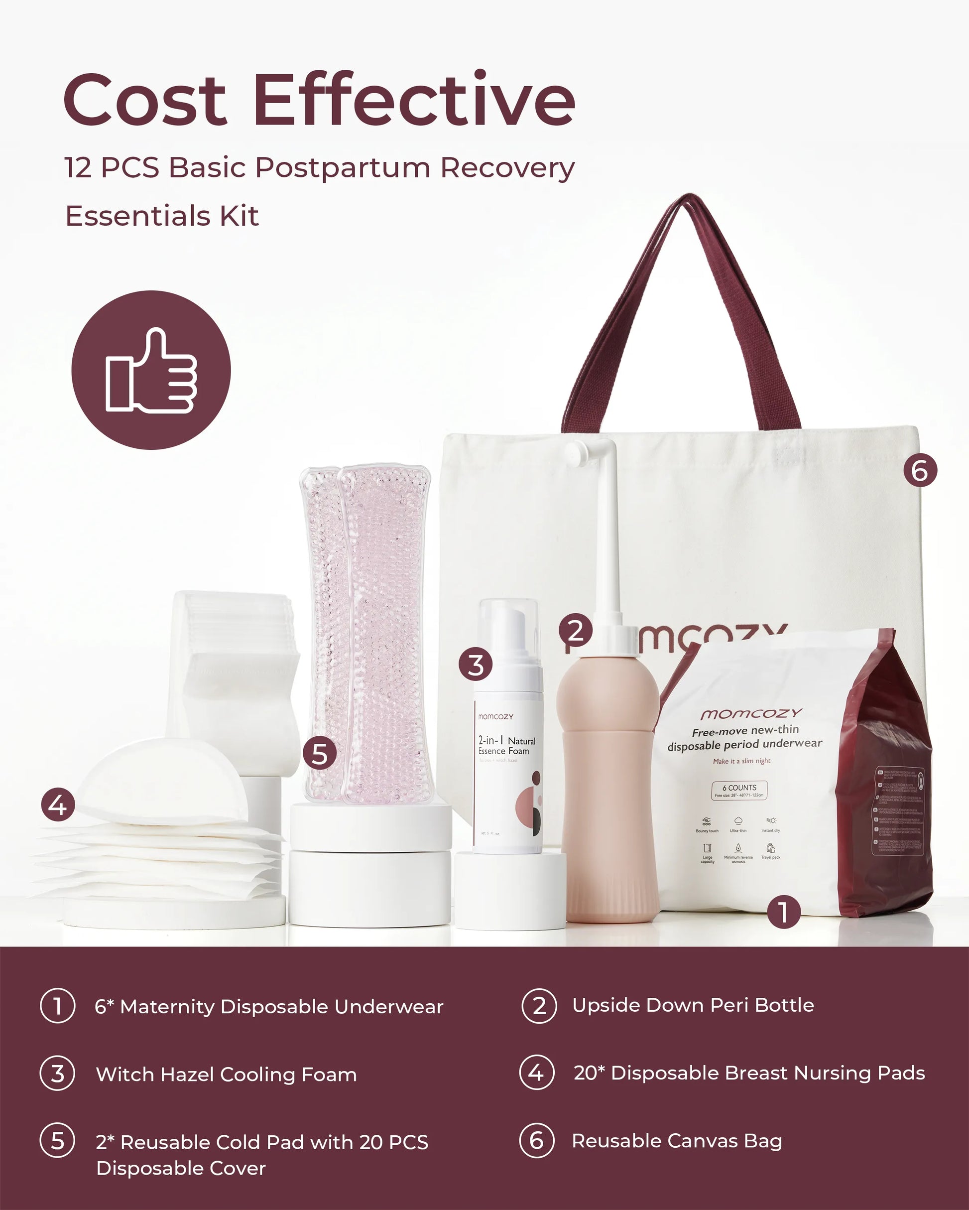 Momcozy Postpartum Recovery Essentials Kit