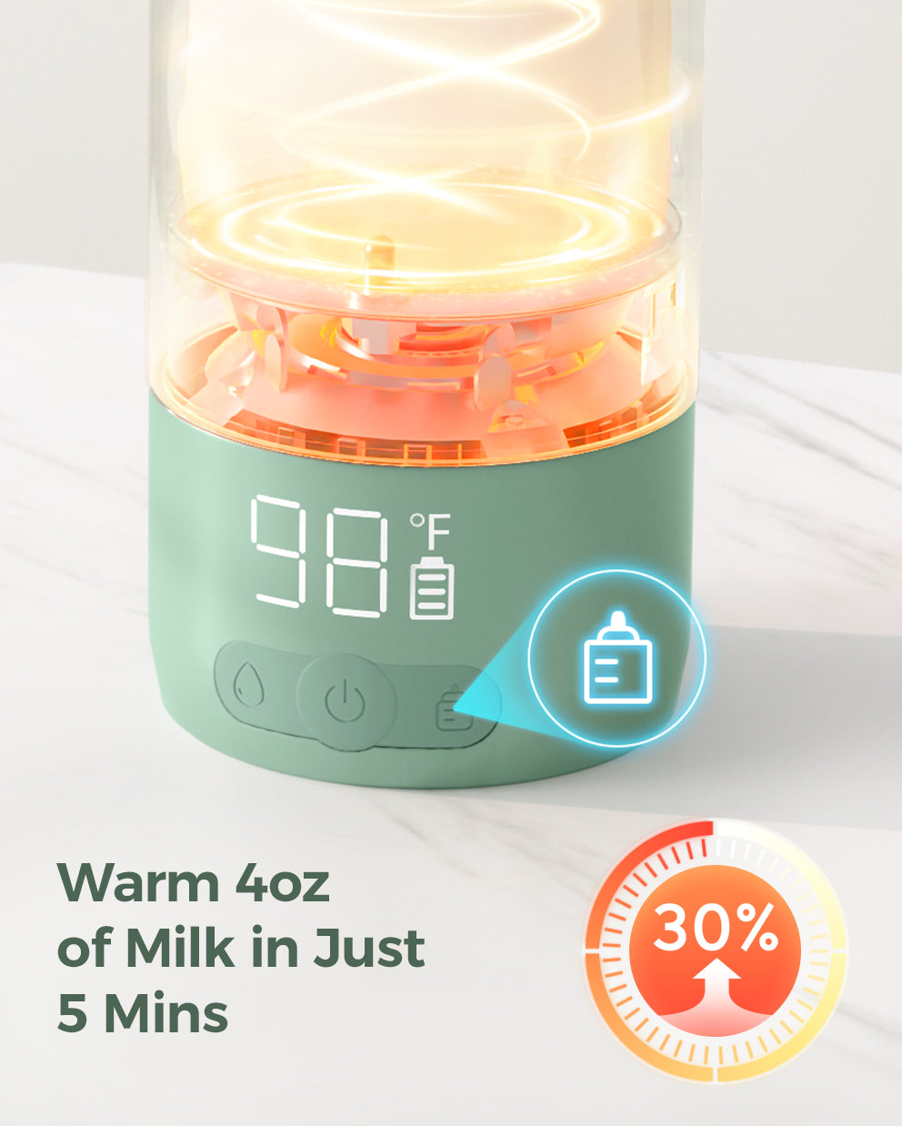 On-the-Go Bundle: Portable Baby Bottle Warmer + 22oz Baby Bottle Cooler