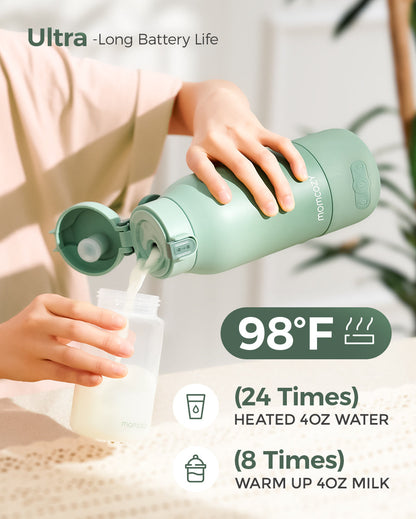 On-the-Go Bundle: Portable Baby Bottle Warmer + 22oz Baby Bottle Cooler