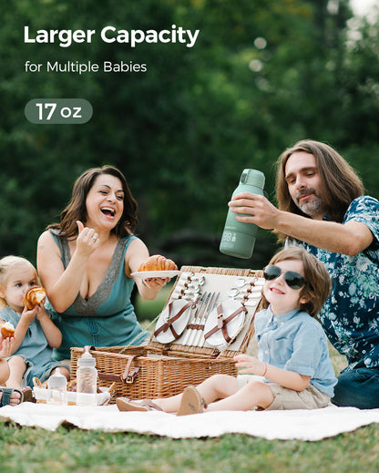 M6 Water Warmer Bundle: M6 Hands-free Breast Pump and Portable Baby Bottle Warmer