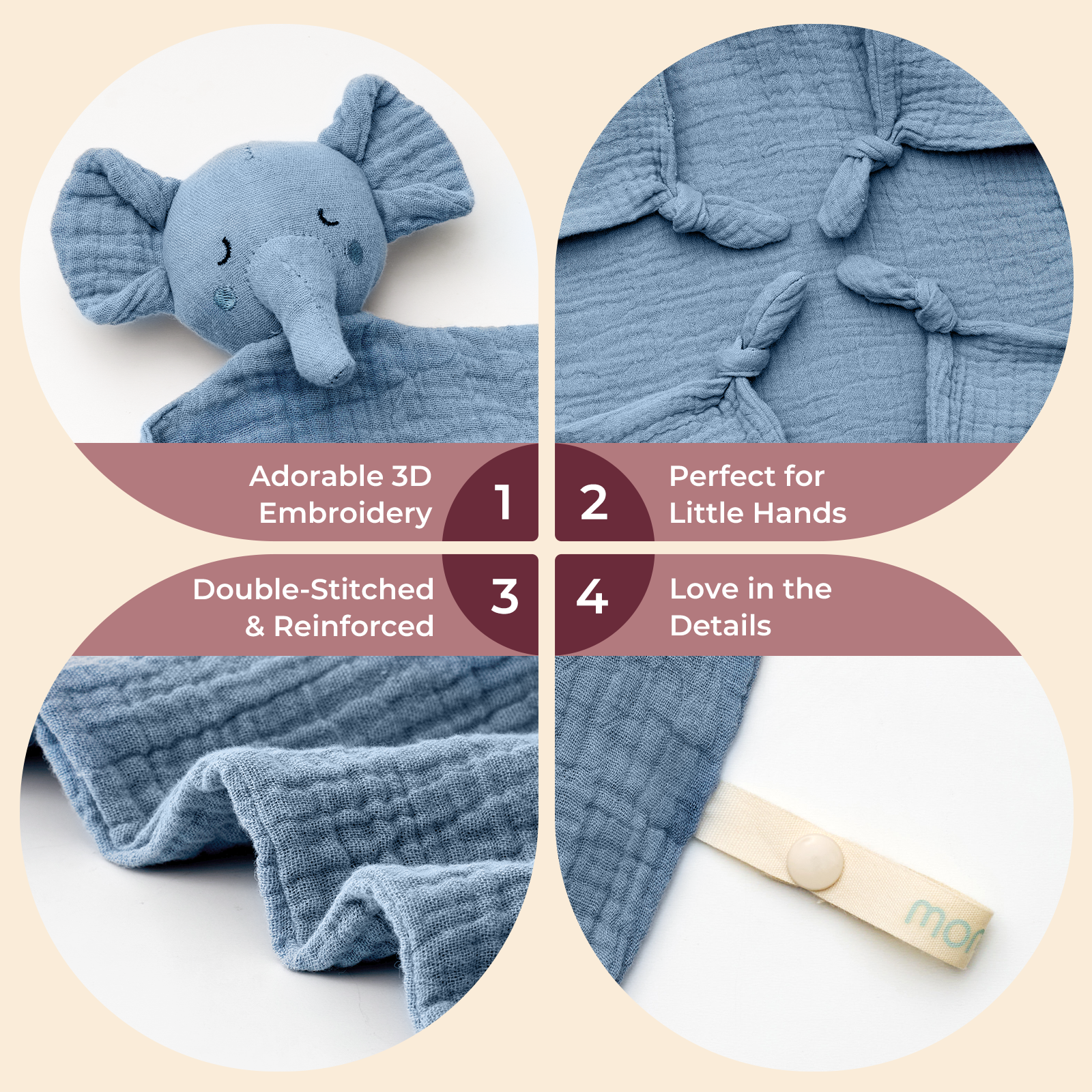 Momcozy Baby Security Blanket – Perfect Newborn Gift