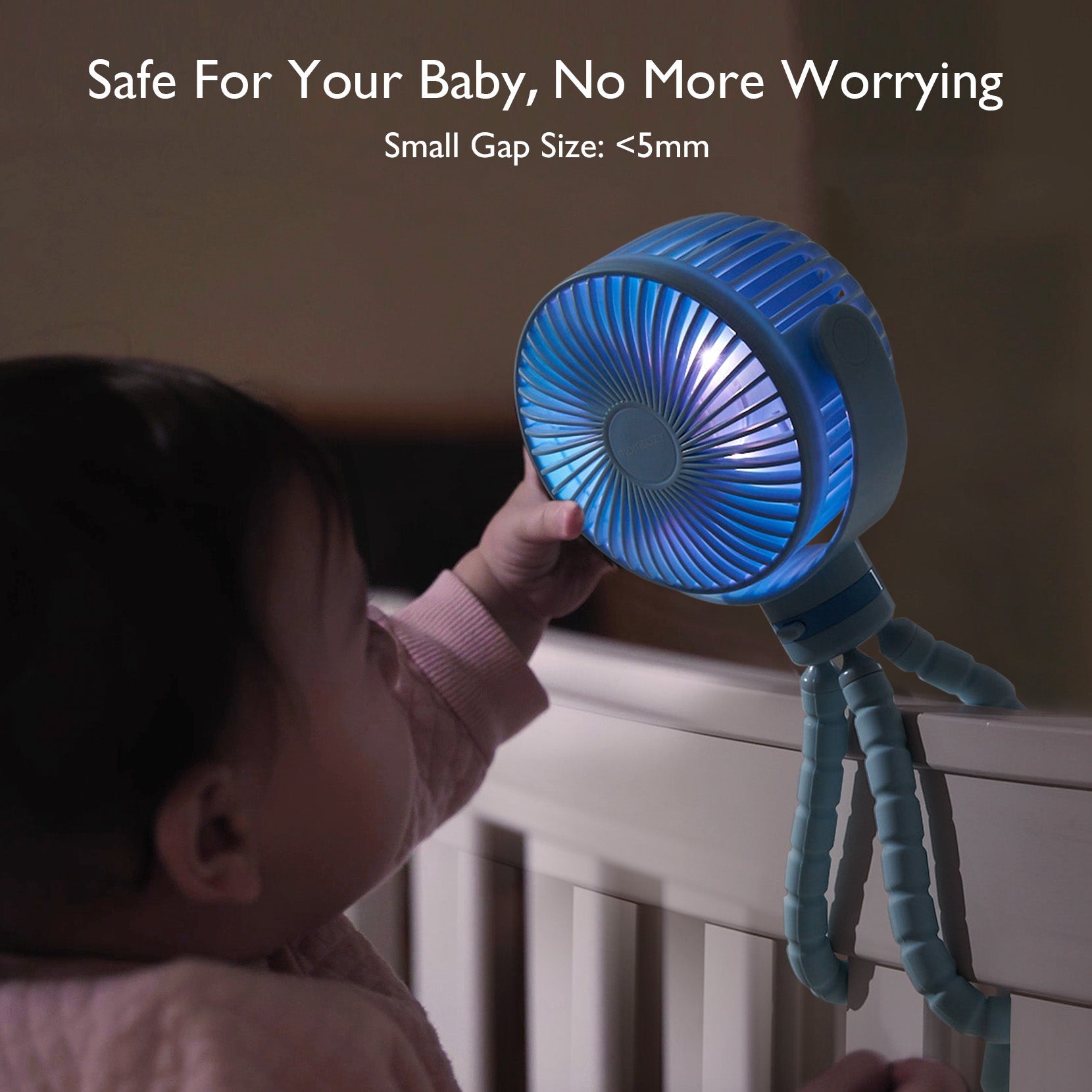 USB Rechargeable Handheld Cooling Fan for Travel