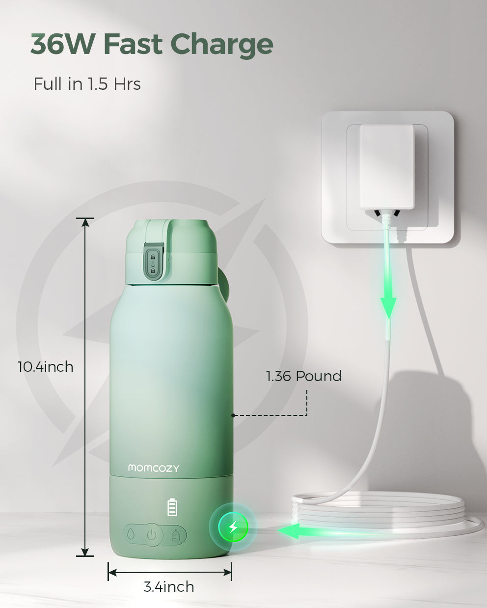 Superfast Portable Baby Bottle Warmer for Travel