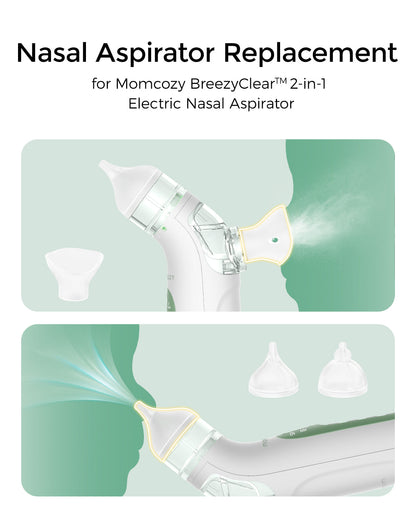 Momcozy BreezyClear™ 2-in-1 Electric Nasal Aspirator Replacement Heads