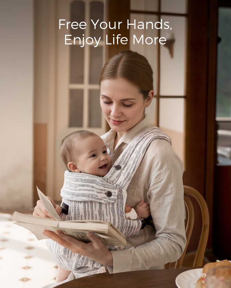 HeriHug 100% linen Baby Carrier