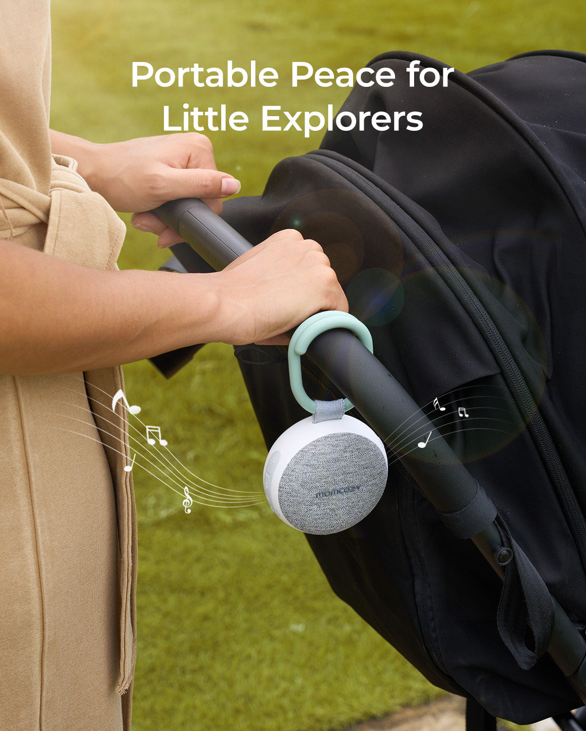 Outing Bundle: Momcozy ChangeGo Baby Stroller & Portable Sound Machine