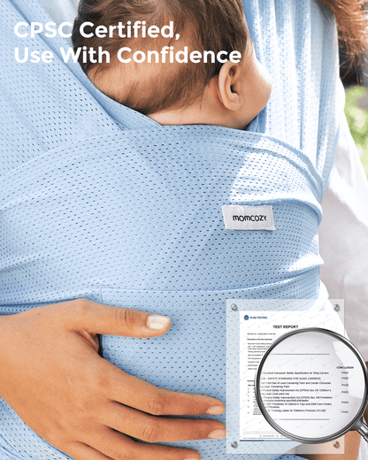 Easy to Wear Hands Free - Baby Wrap Carrier