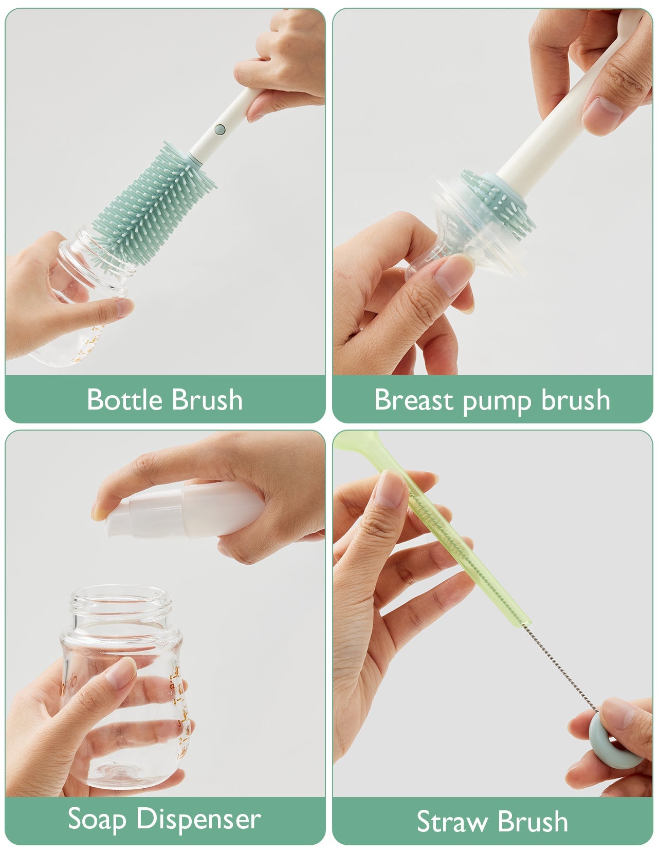 Feeding & Clean Bundle – Nutri Bottle Warmer and Bottle Brush Set