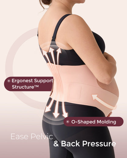 BumpEase Ergonest Maternity Belly Band - Black Color