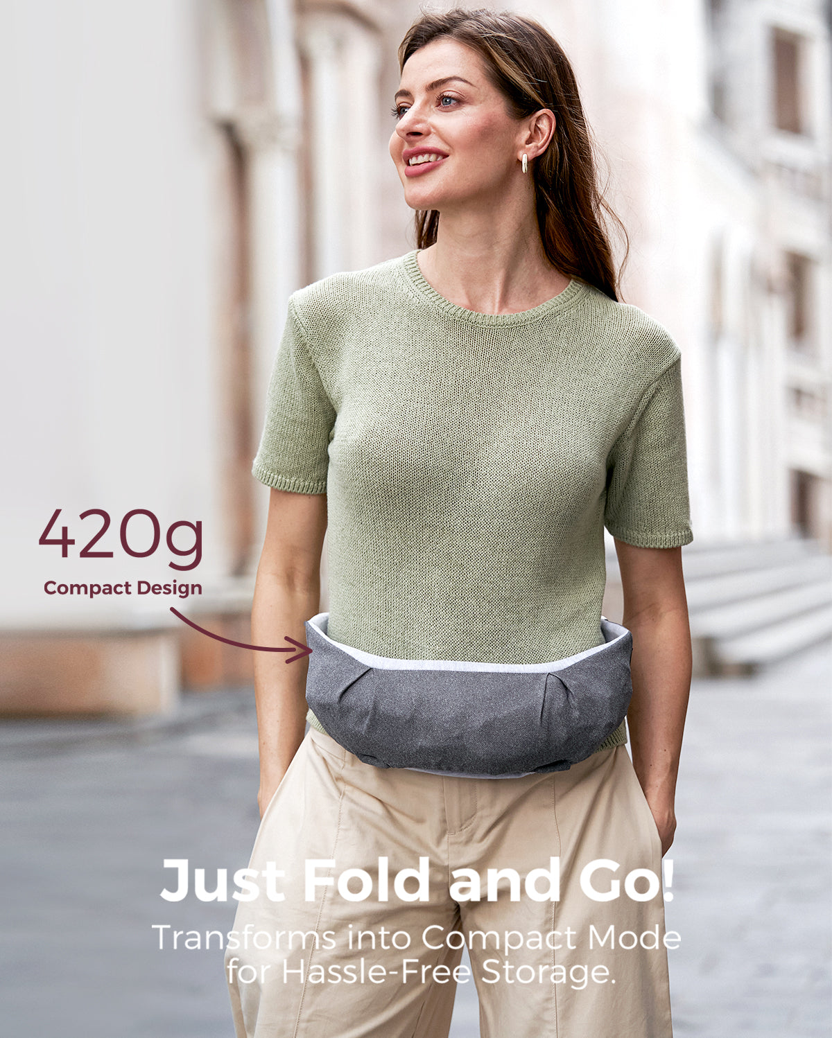 Portable Baby Carrier -  Lightweight & Foldable