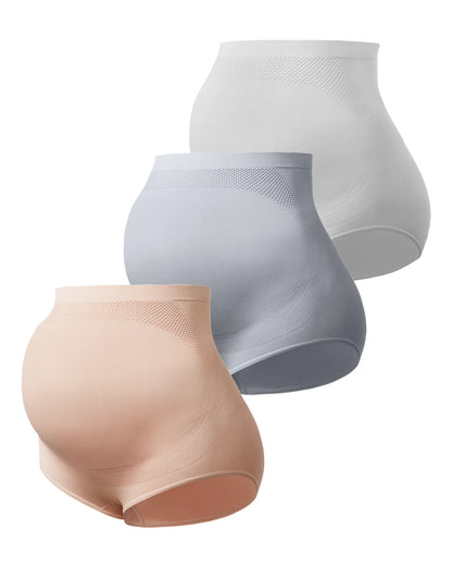 High Waist Pregnancy Seamless Soft Belly Support Panties