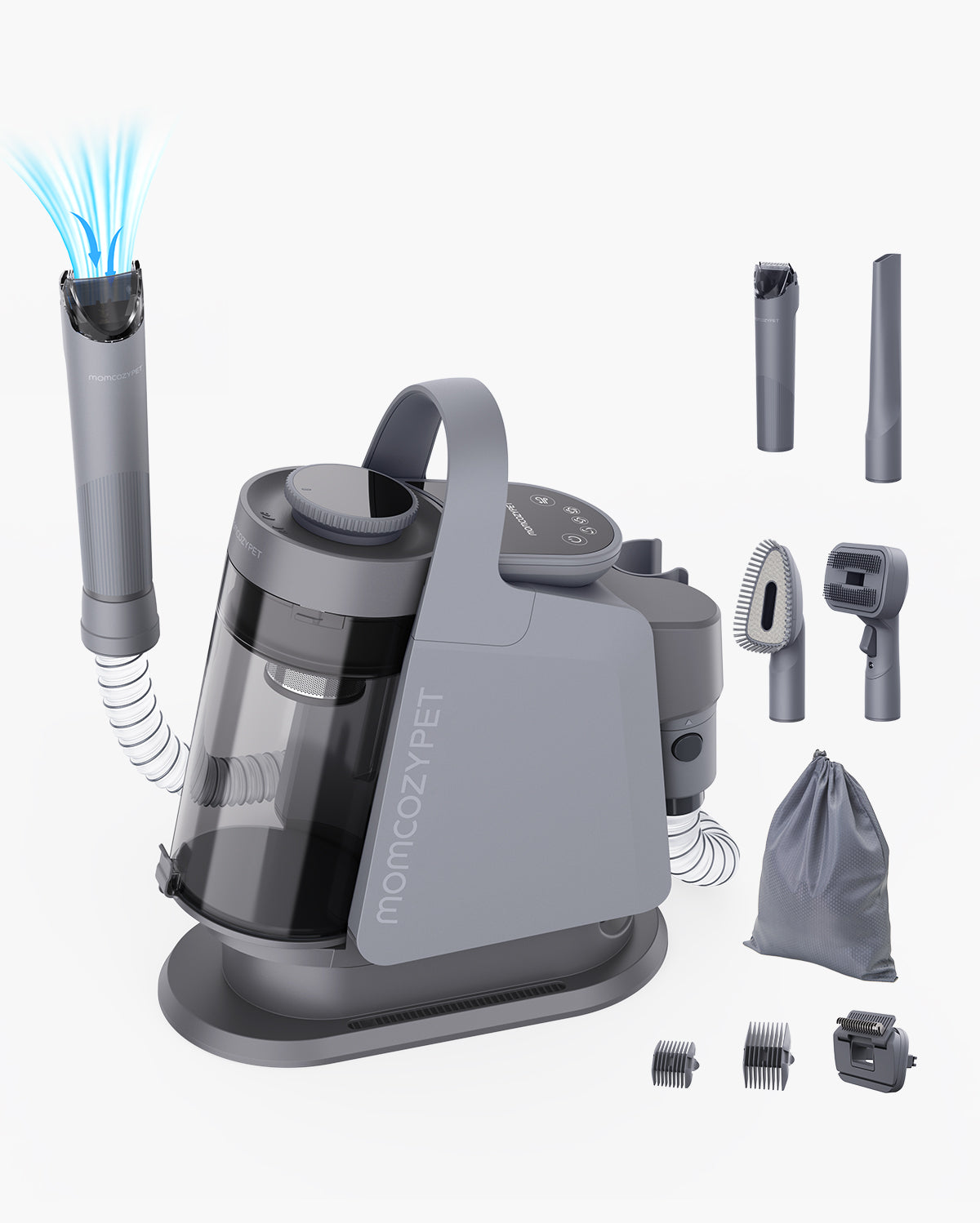 MomcozyPet FurEase Dog Grooming Vacuum Kit