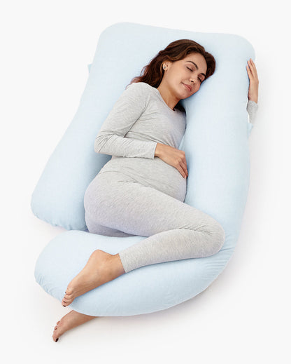 Huggable - U Shaped Cotton Maternity Body Pillow