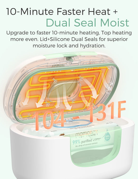 New Large Capacity Baby Wipe Warmer Compatible with 100pcs