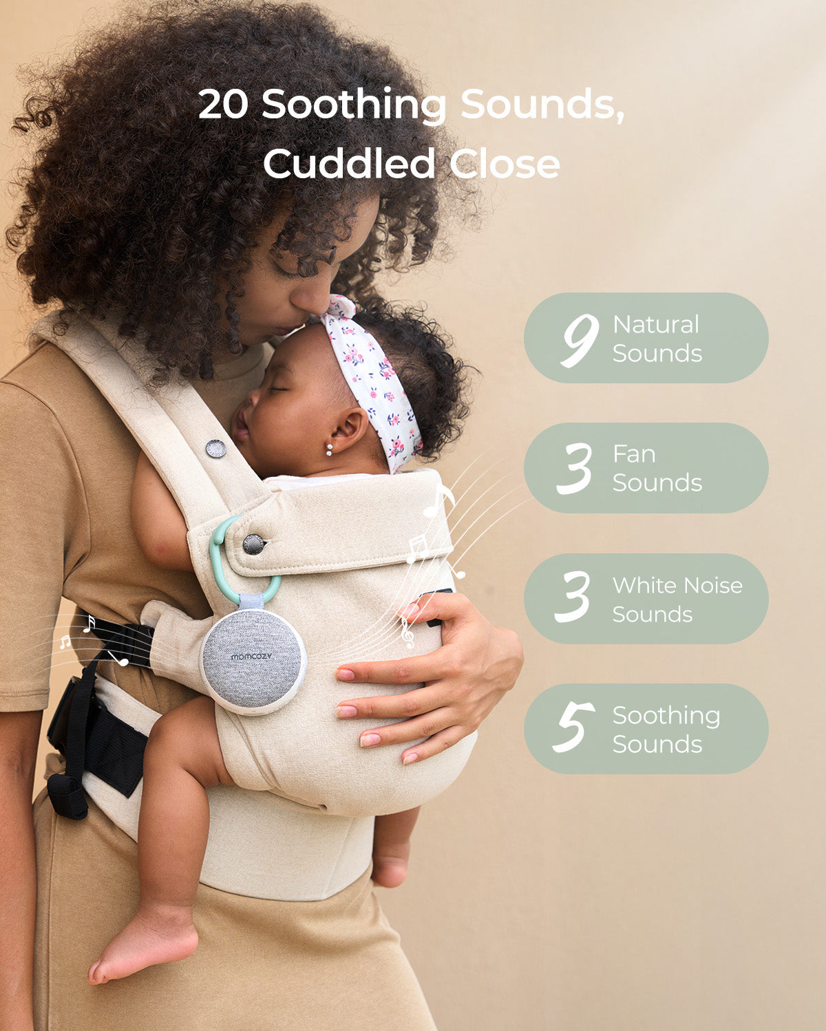 Outing Bundle: Momcozy ChangeGo Baby Stroller & Portable Sound Machine