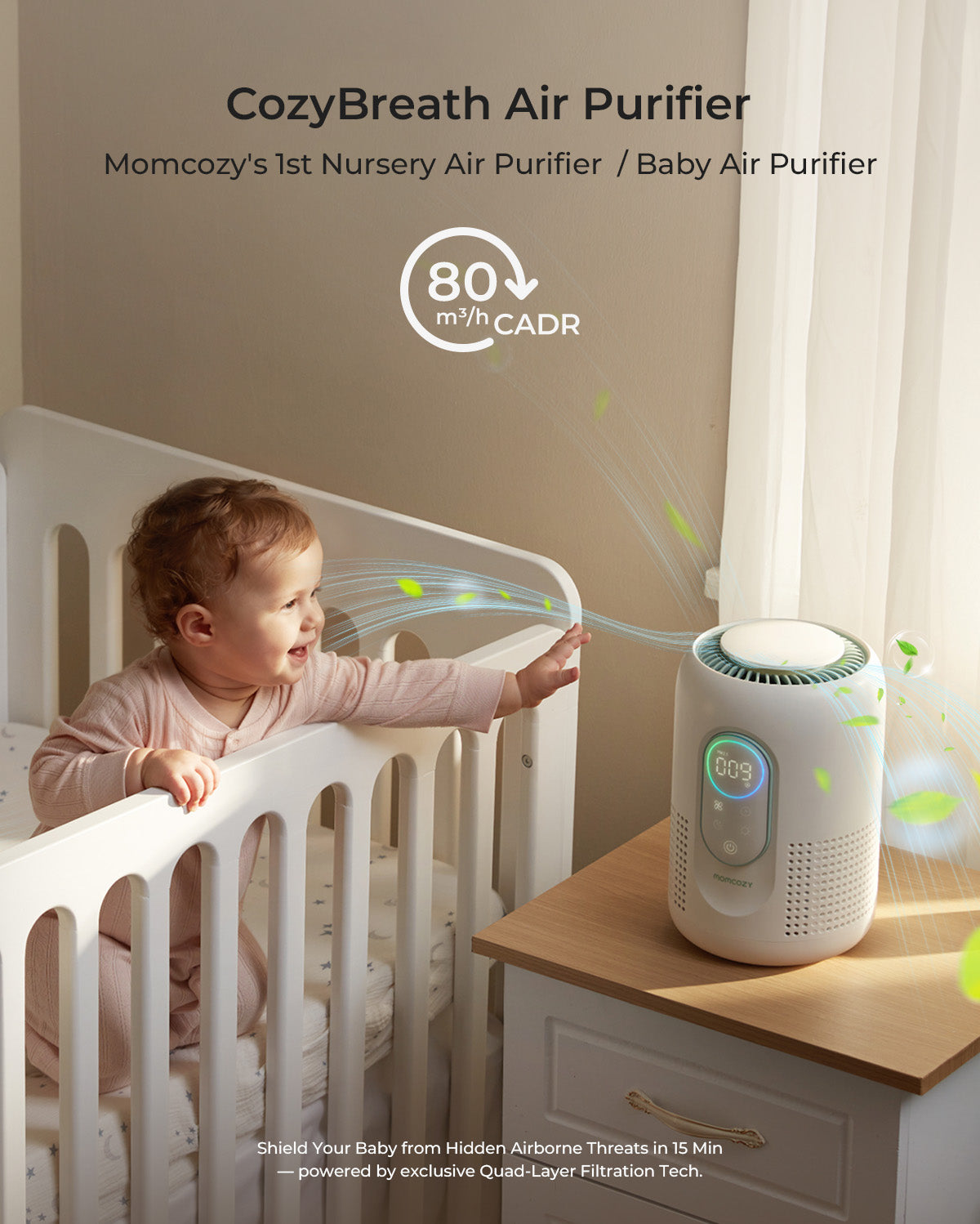 Momcozy CozyBreath Baby Air Purifier