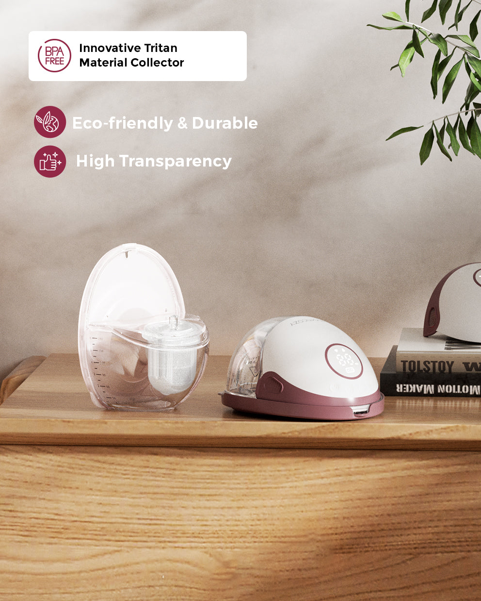 Momcozy Mobile Style™ Hands-free Slim Breast Pump | M6