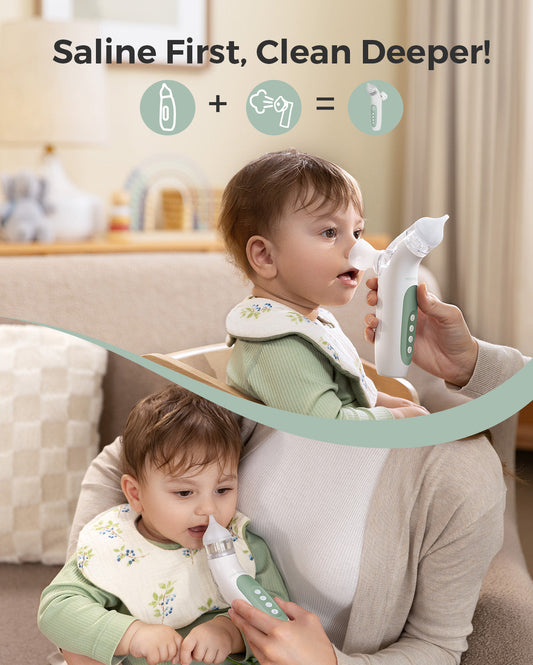 Momcozy BreezyClear™ 2-in-1 Spray & Suction Electric Nasal Aspirator