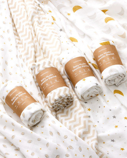Momcozy Softness Swaddle Blankets -   Bling Star (4 Pack)
