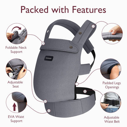PureHug Baby Carrier - Grey Color