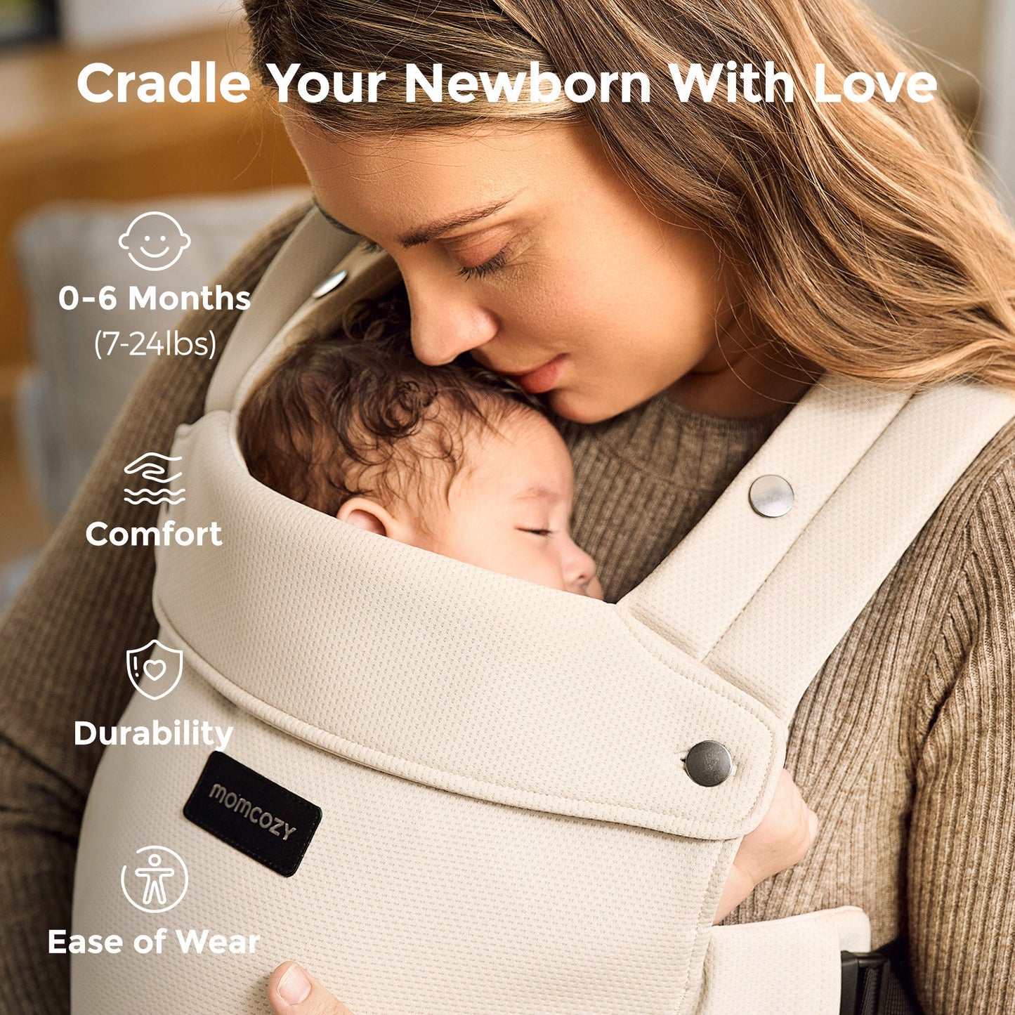 Momcozy Baby Carrier with Sunshield