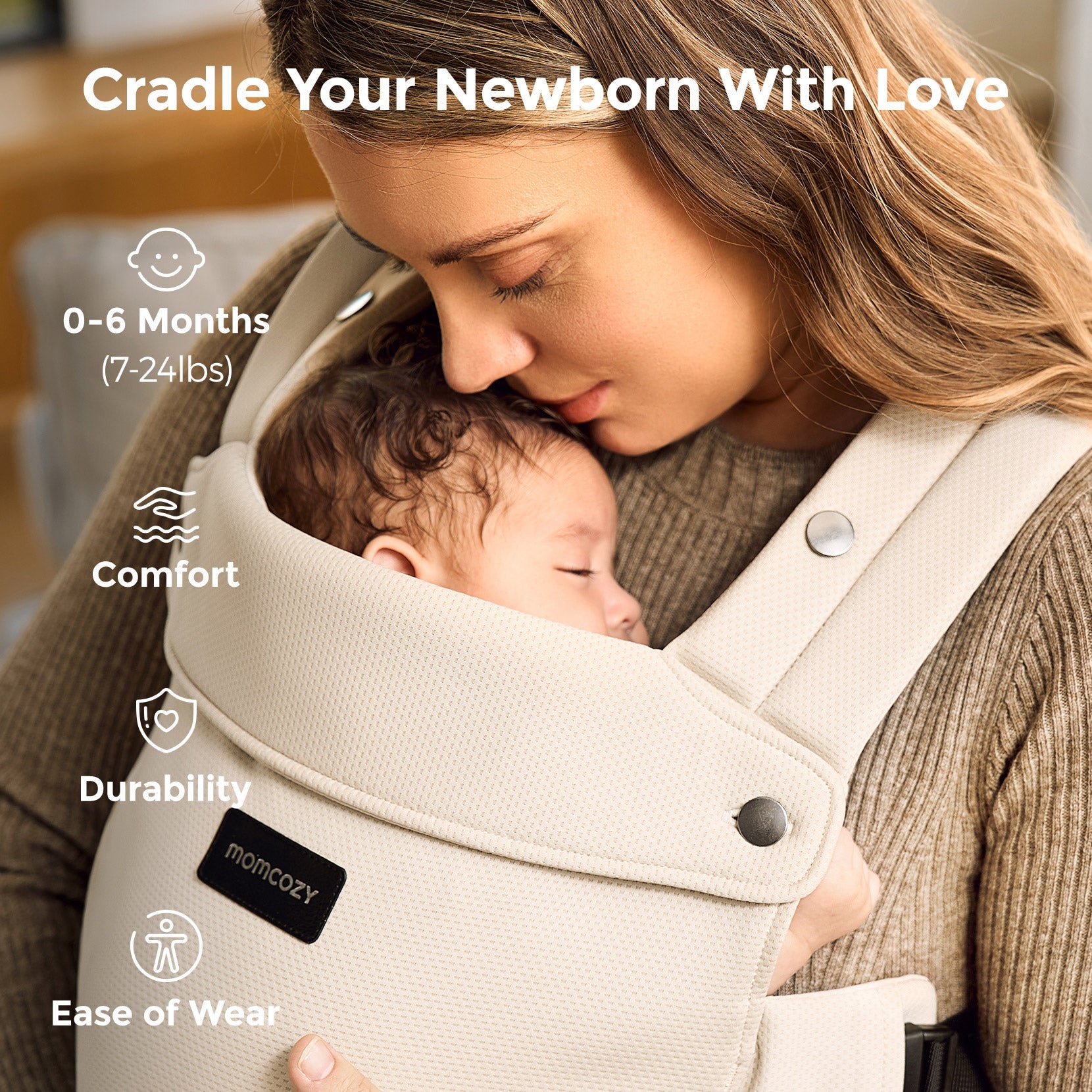 Momcozy Baby Carrier with Sunshield