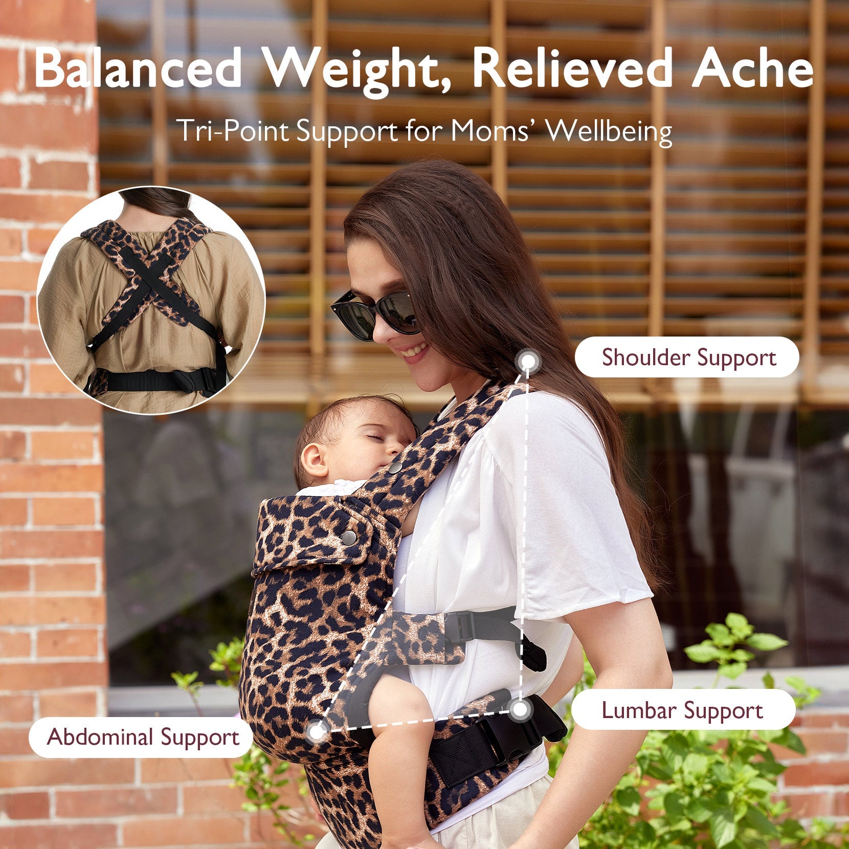 PureHug Baby Carrier -  Leopard