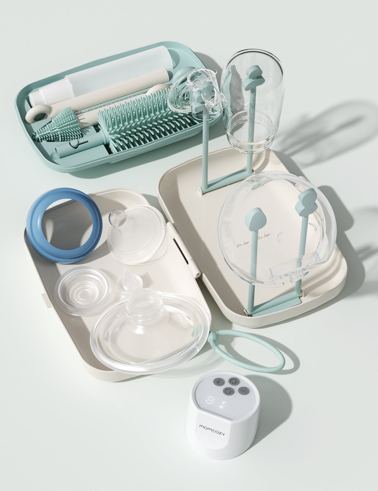 Feeding & Clean Bundle – Nutri Bottle Warmer and Bottle Brush Set
