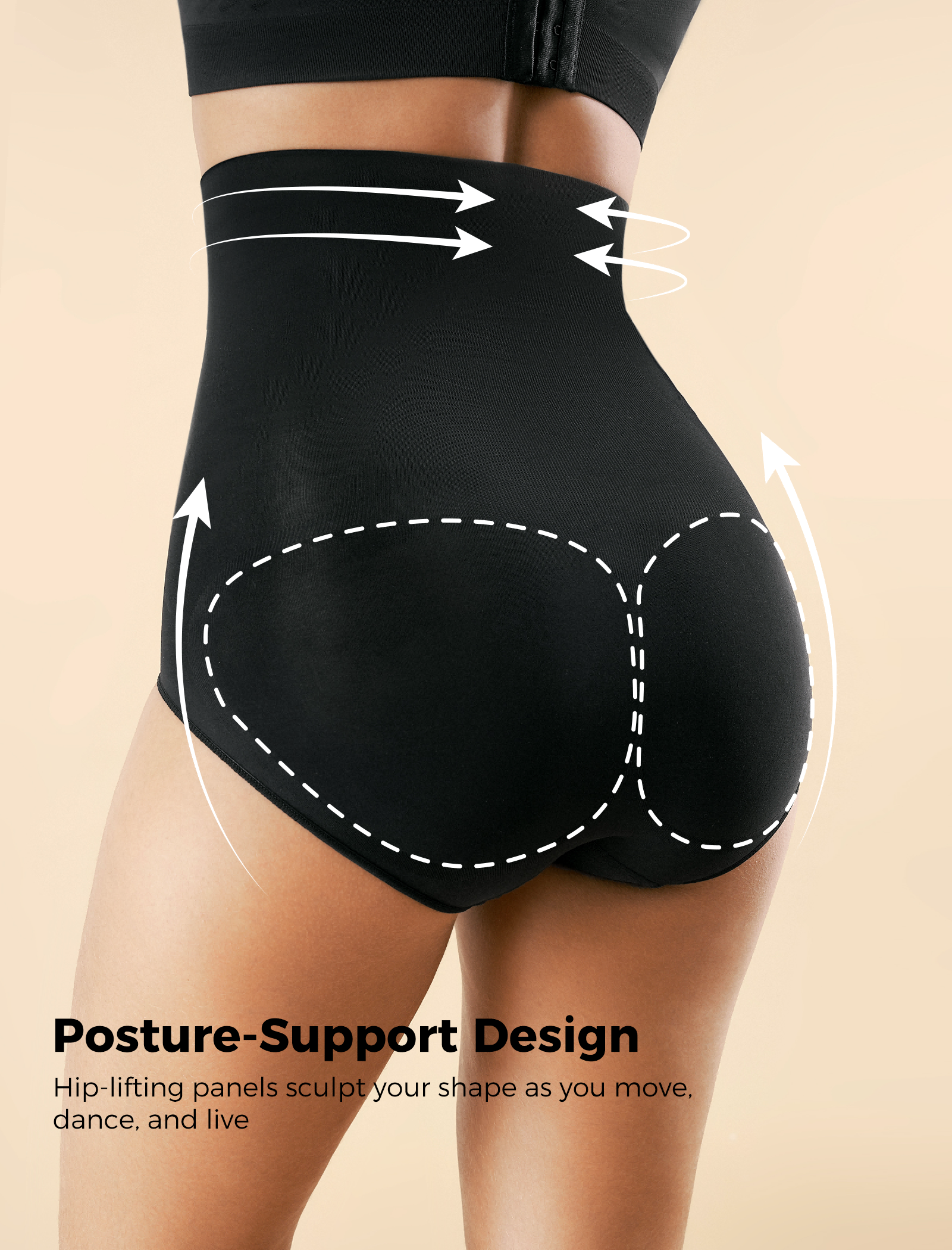 Momcozy Seamless Tummy Shapewear Panties - Postpartum & Daily Dress