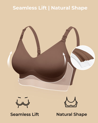 CozyAura-Ultra Soft Seamless Nursing Bra - YN21