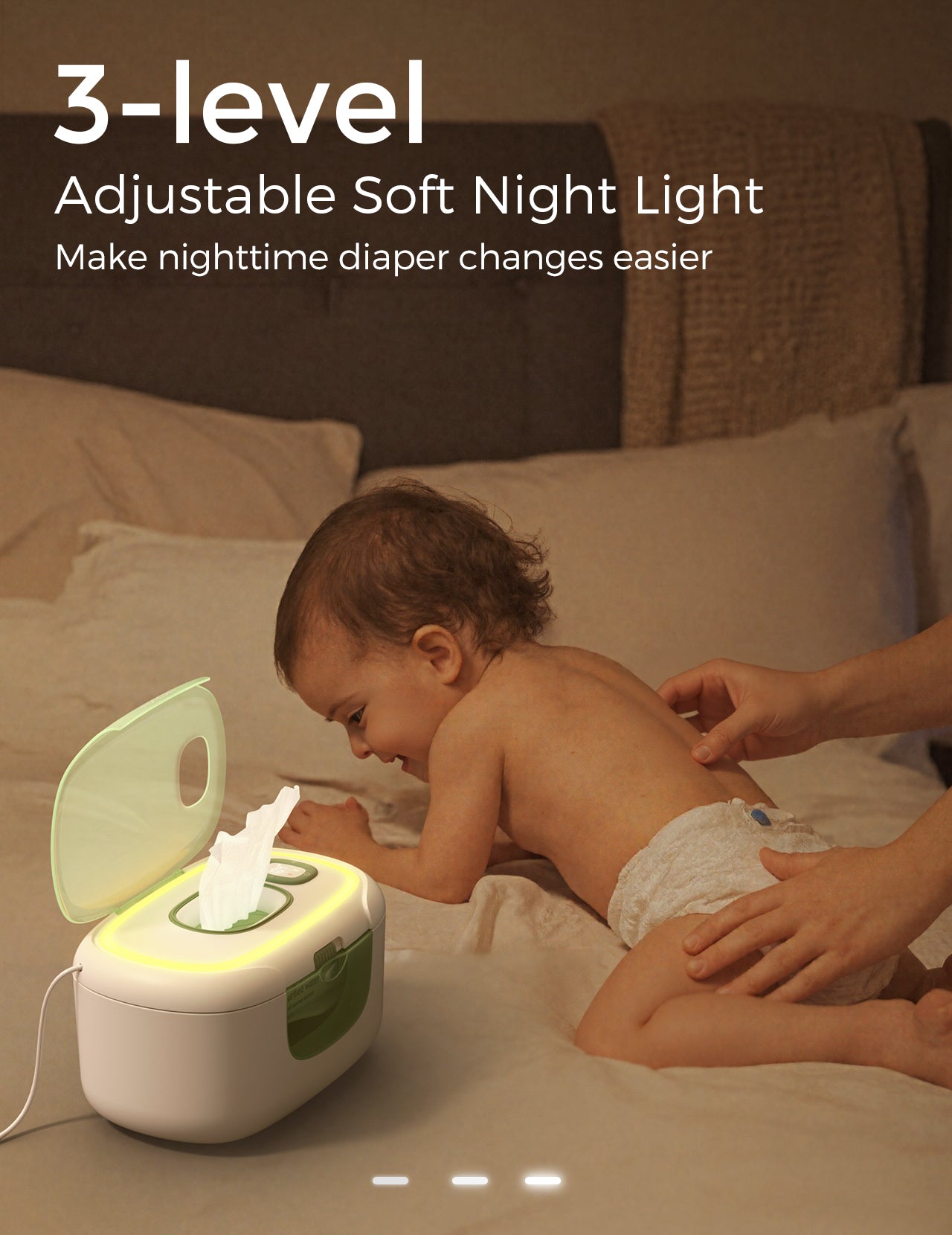 New Large Capacity Baby Wipe Warmer Compatible with 100pcs