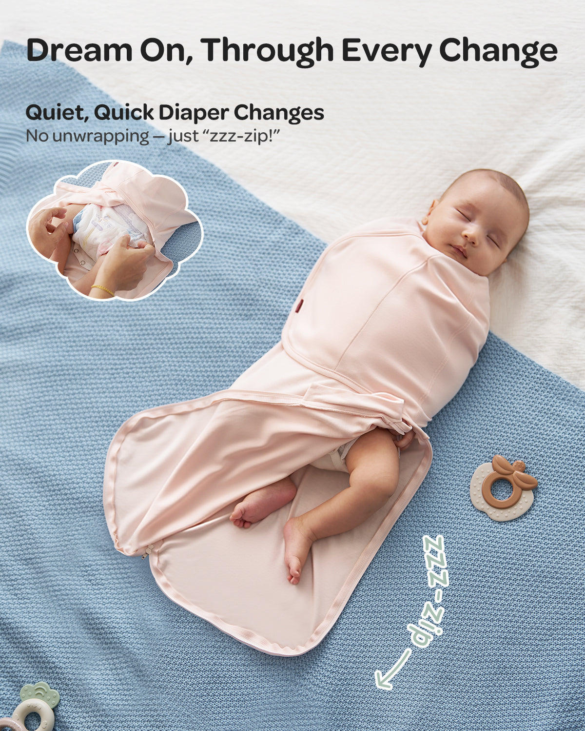 Momcozy Easy Swaddle Wrap