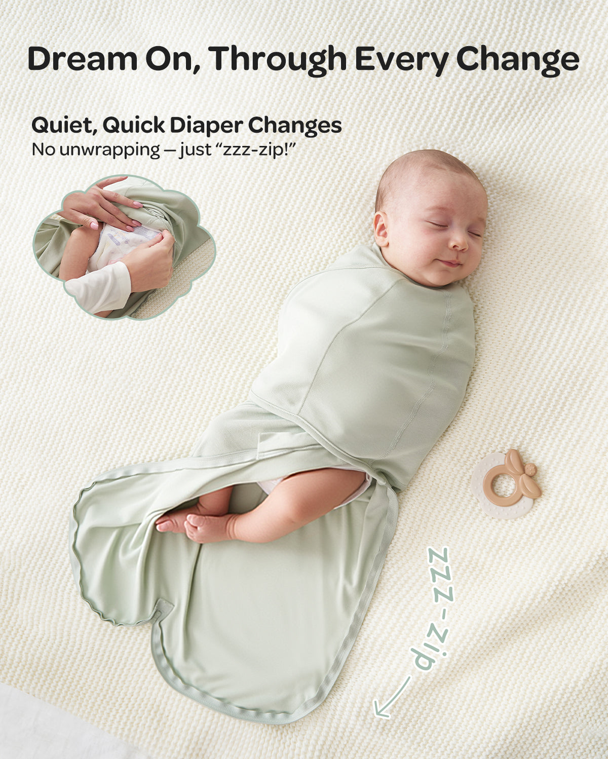 Momcozy Easy Swaddle Wrap