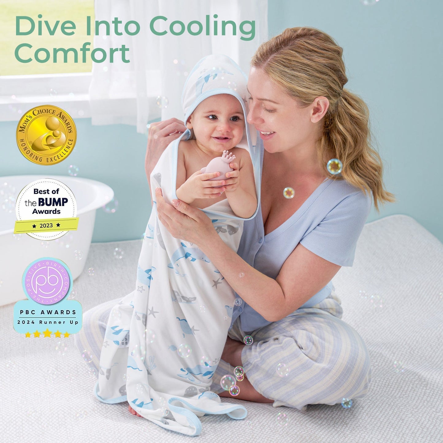 Momcozy Baby Hooded Bath Towel