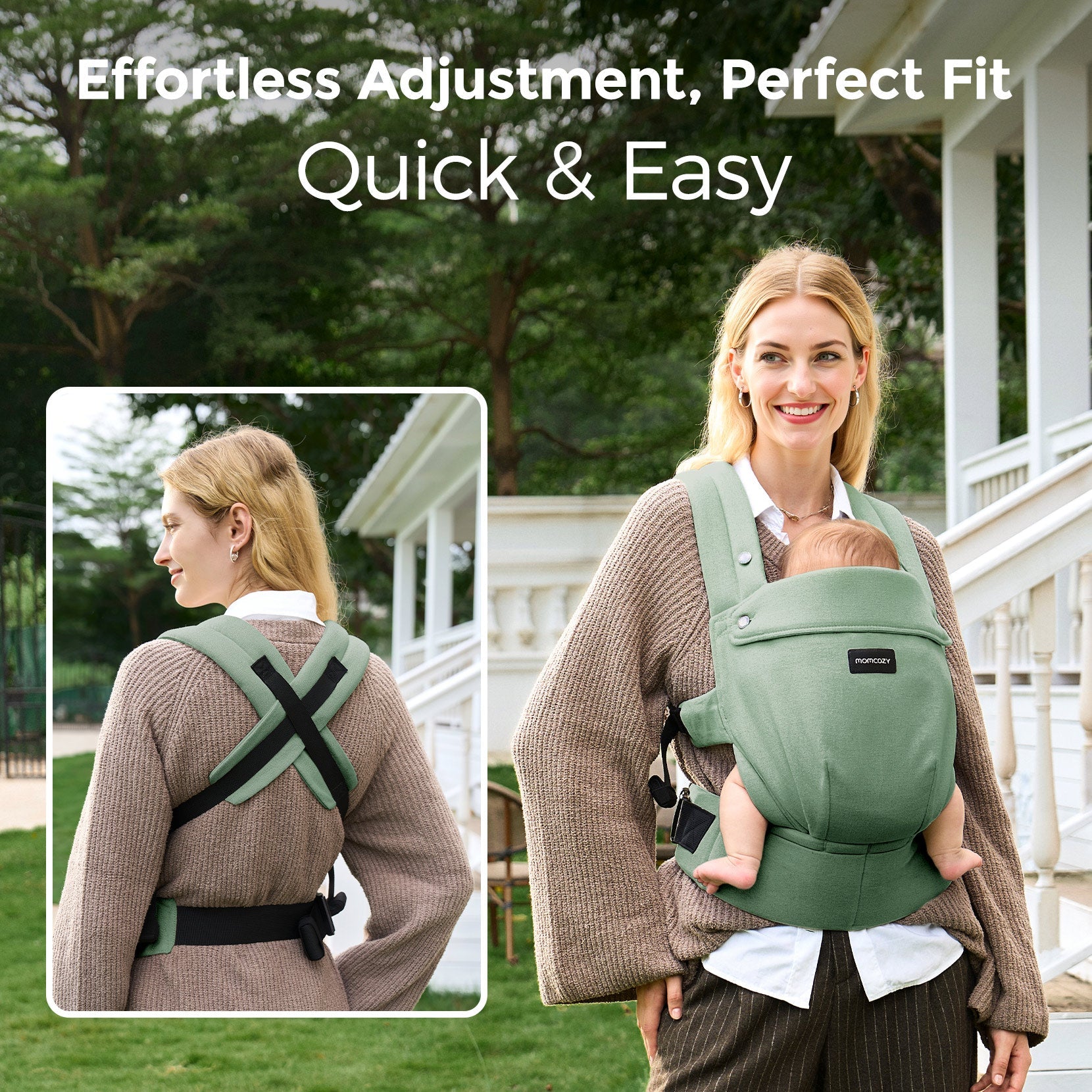 PureHug Baby Carrier - Ergonomic Cozy & Lightweight
