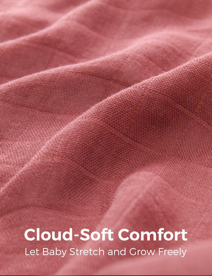 Momcozy Softness Swaddle Blankets -  Brown (4 Pack)