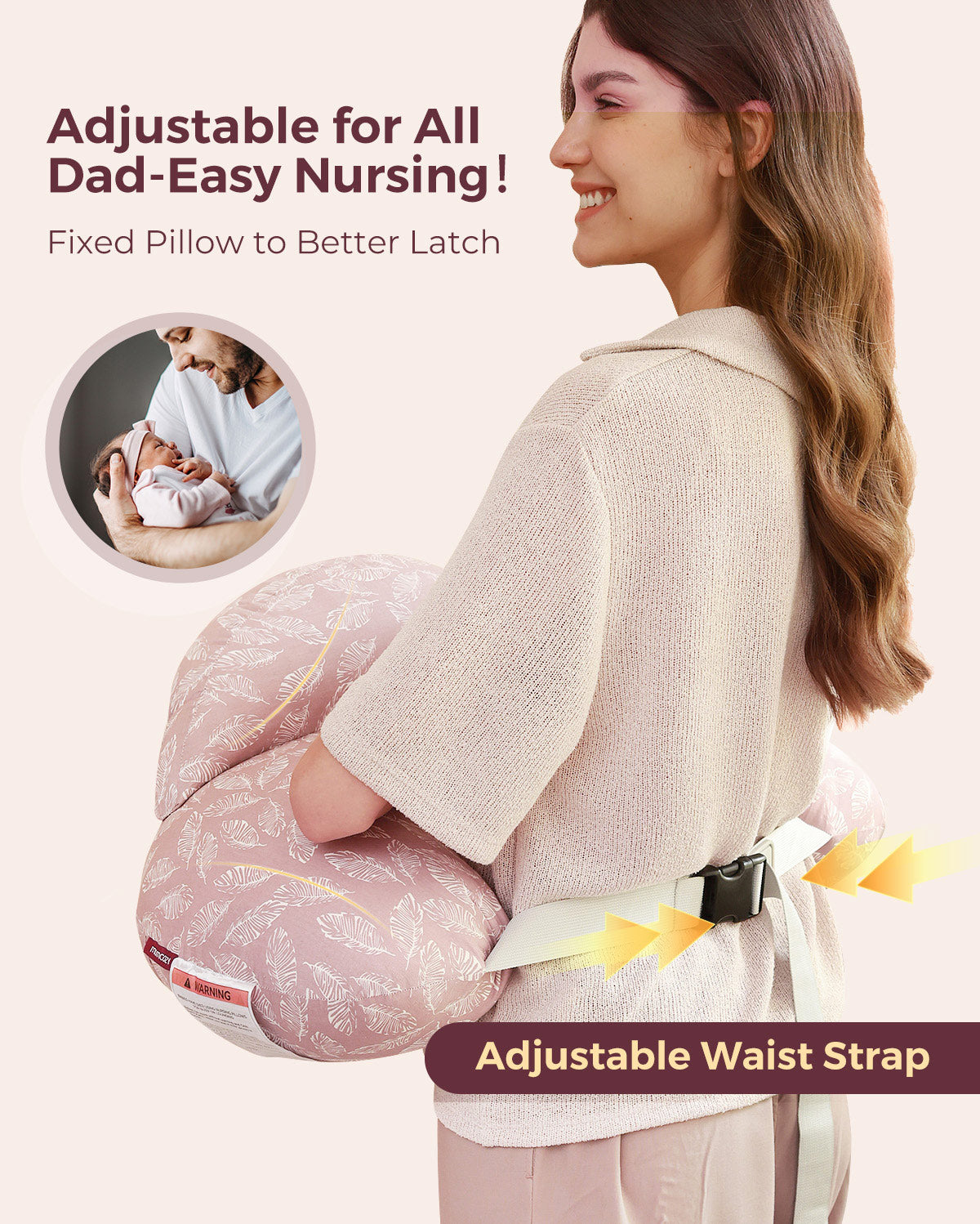 Multifunctional and Adjustable Nursing Pillow