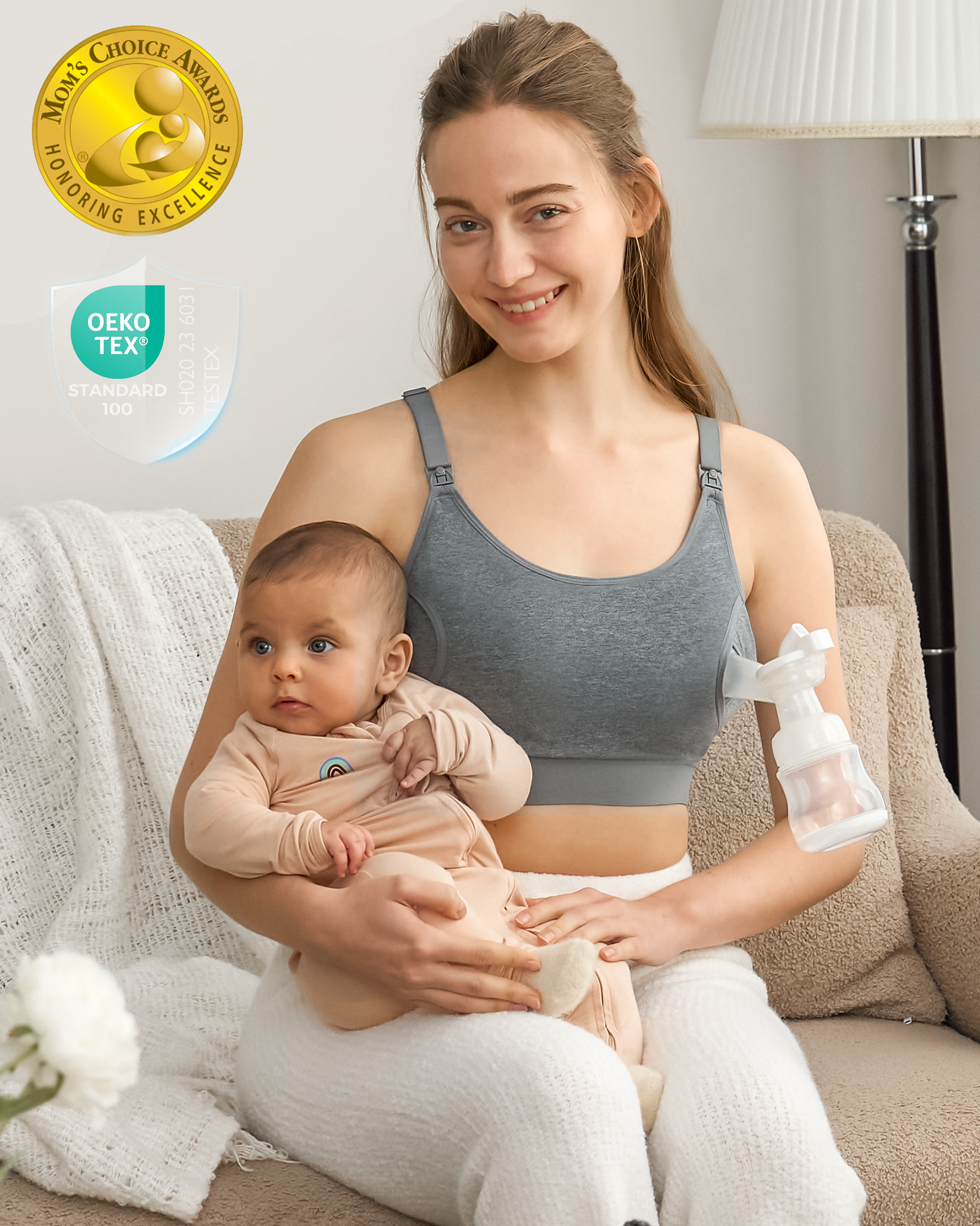 Original Hands-Free Pumping Bra | New Color