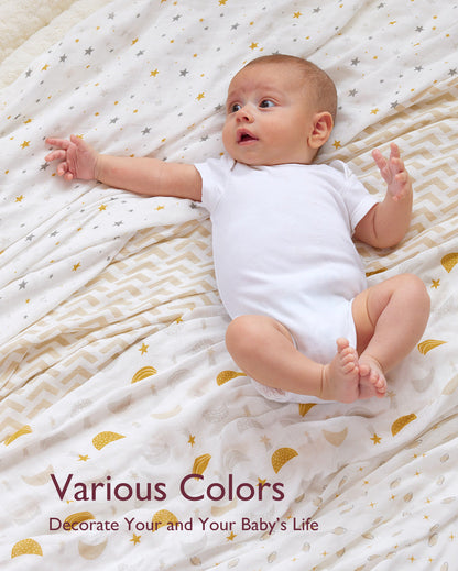 Momcozy Softness Swaddle Blankets -   Bling Star (4 Pack)