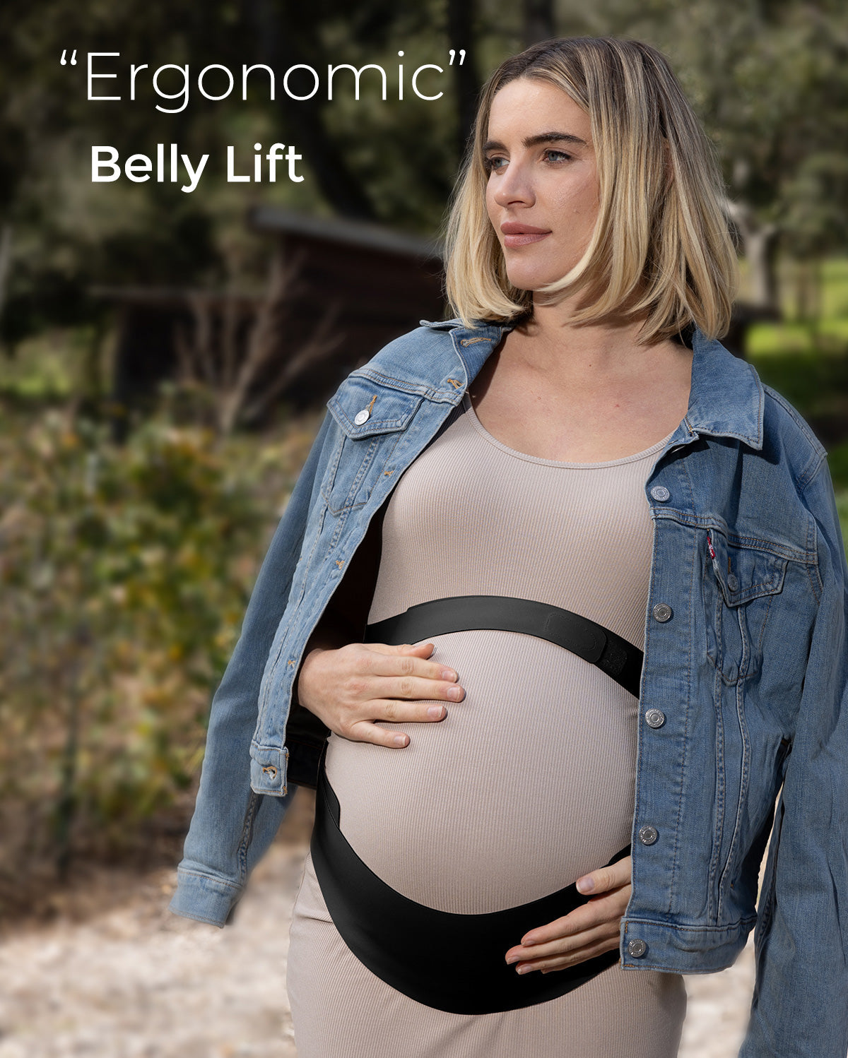 BumpEase Ergonest Maternity Belly Band - Black Color