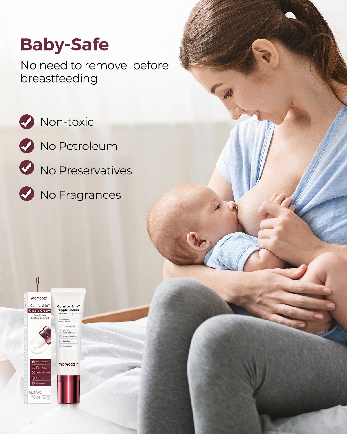 Breastfeeding Essentials Bundle: Nipple Cream, Silver Nipple Shields & Milk Storage Bags