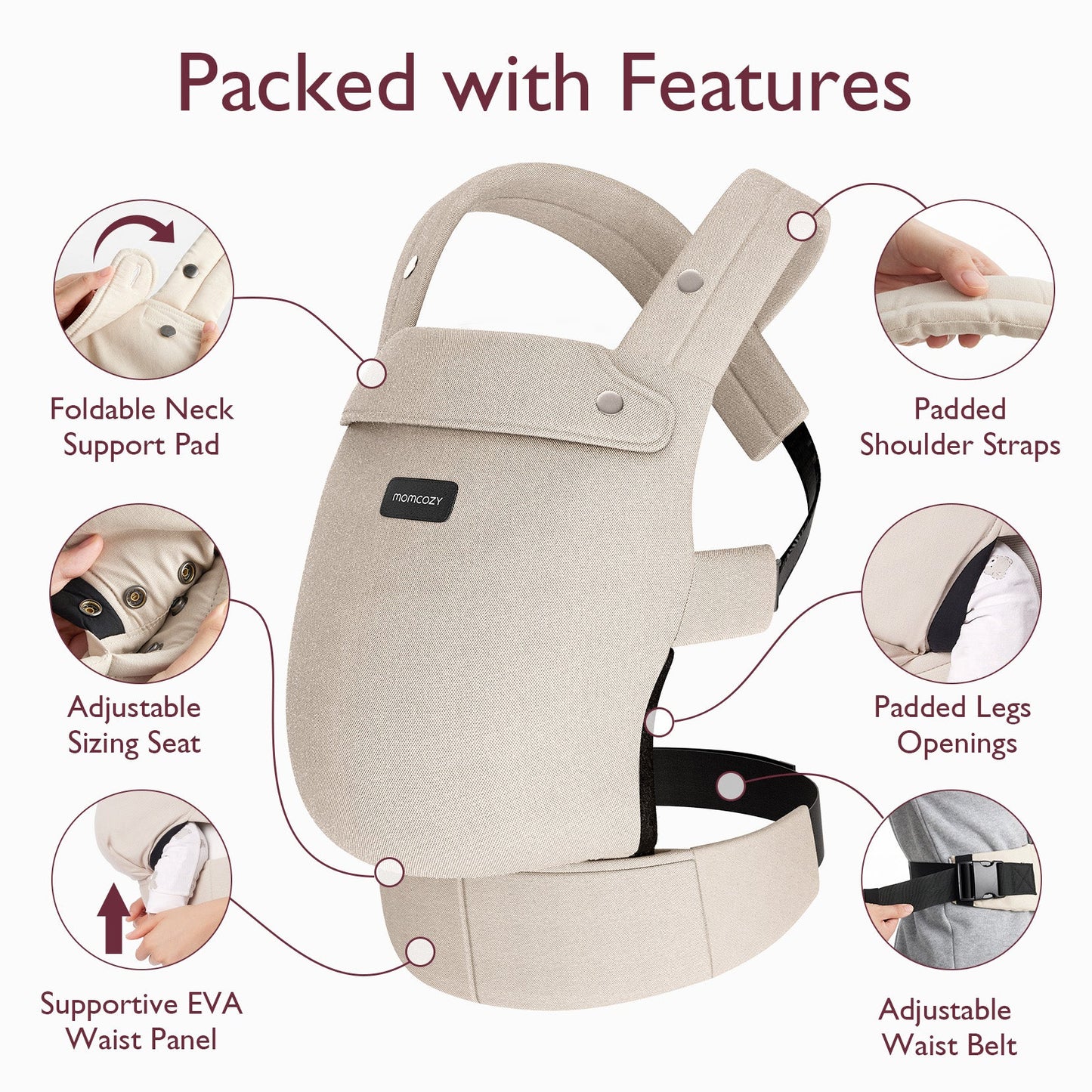 Momcozy PureHug Baby Carrier| Exclusive Offer