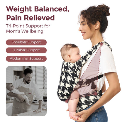 PureHug Baby Carrier - Ergonomic Cozy & Lightweight