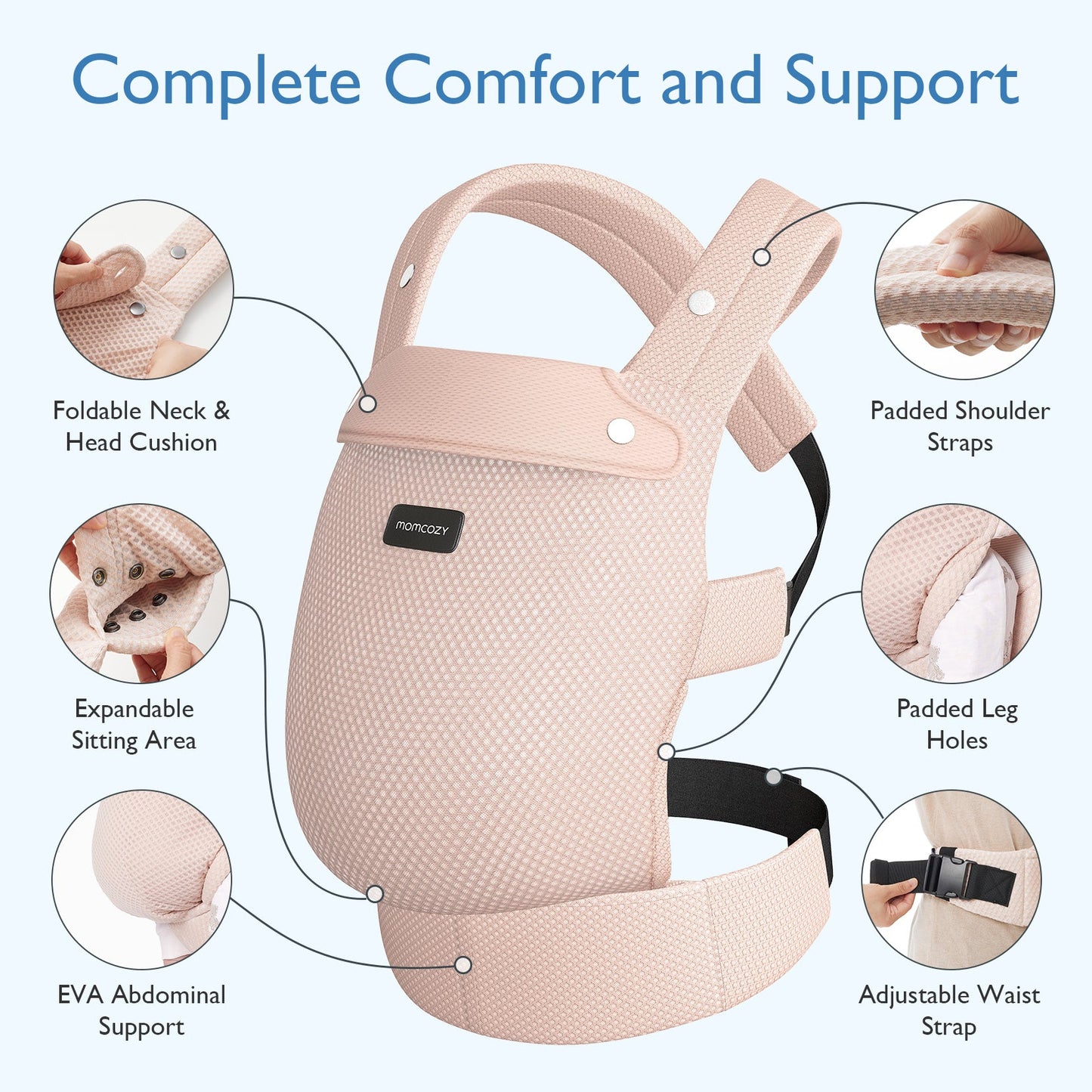 PureHug Baby Carrier - Ergonomic Cozy & Lightweight