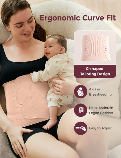 Postpartum Essential Kit：Postpartum Belly Wrap + Nursing bra