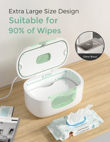 New Large Capacity Baby Wipe Warmer Compatible with 100pcs