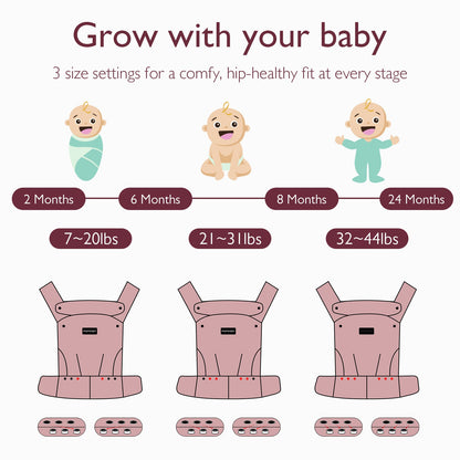 PureHug Baby Carrier - Ergonomic Cozy & Lightweight